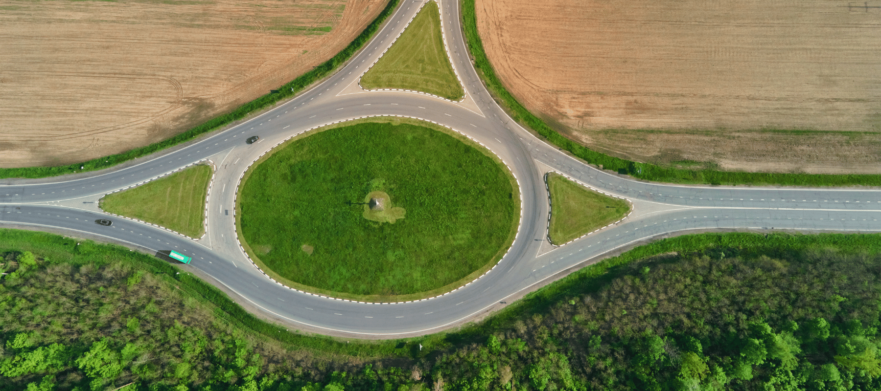 Image of a roundabout illustrating the complexity of setting your prices